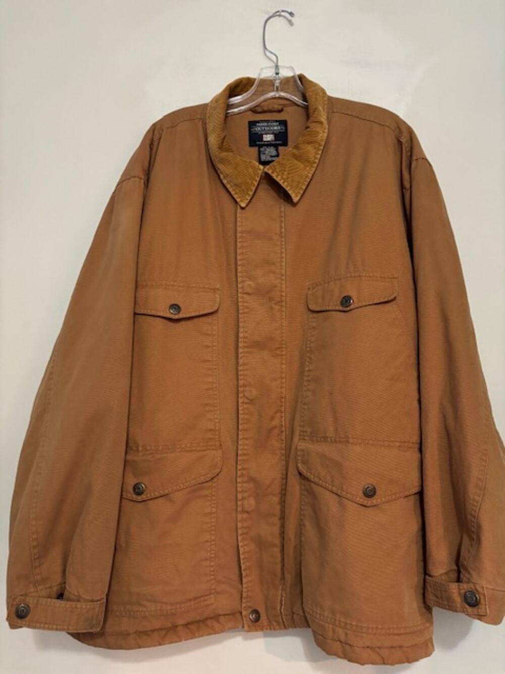 Vintage Barn Jacket Chore Coat XXL Canvas Workwear Mens 2XL